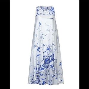 NWT Manila Grace womens dress sz. 6 (42 IT) 100% cotton white